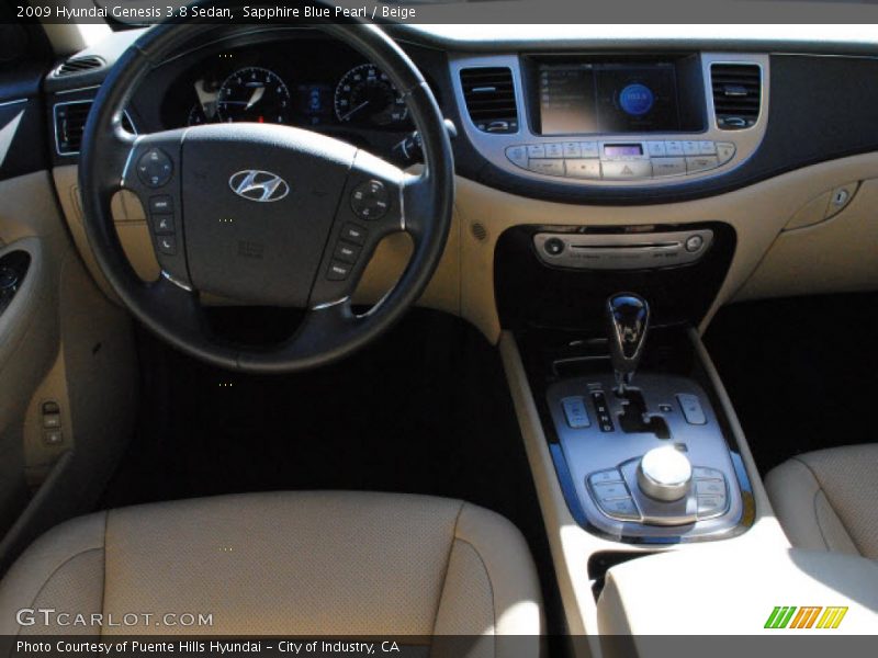 Dashboard of 2009 Genesis 3.8 Sedan