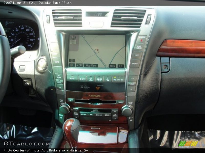 Obsidian Black / Black 2007 Lexus LS 460 L