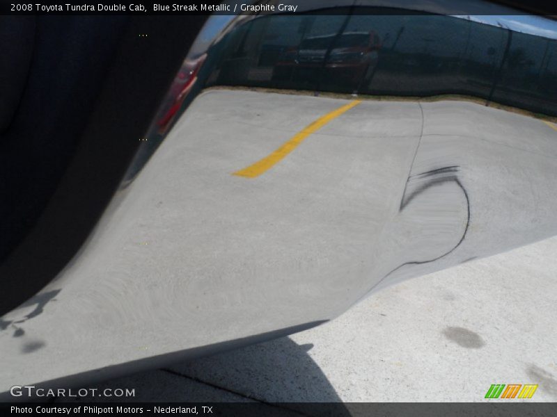 Blue Streak Metallic / Graphite Gray 2008 Toyota Tundra Double Cab