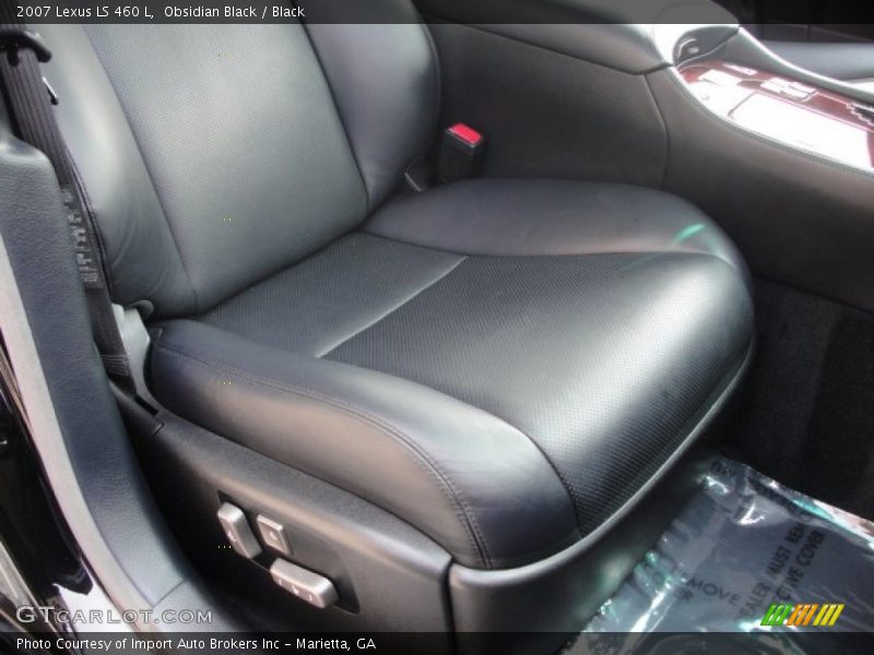 Obsidian Black / Black 2007 Lexus LS 460 L