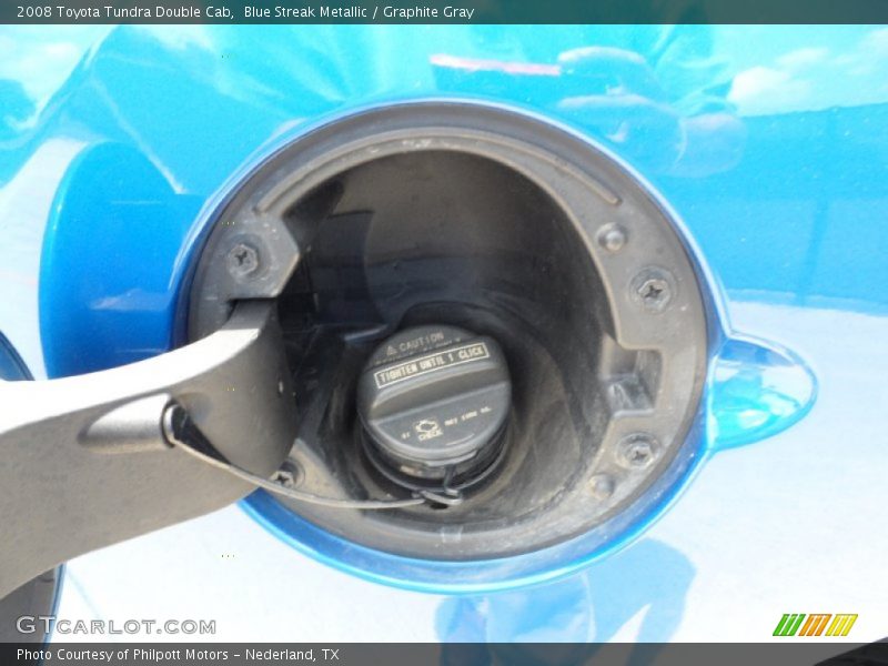 Blue Streak Metallic / Graphite Gray 2008 Toyota Tundra Double Cab