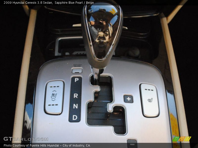  2009 Genesis 3.8 Sedan 6 Speed Shiftronic Automatic Shifter