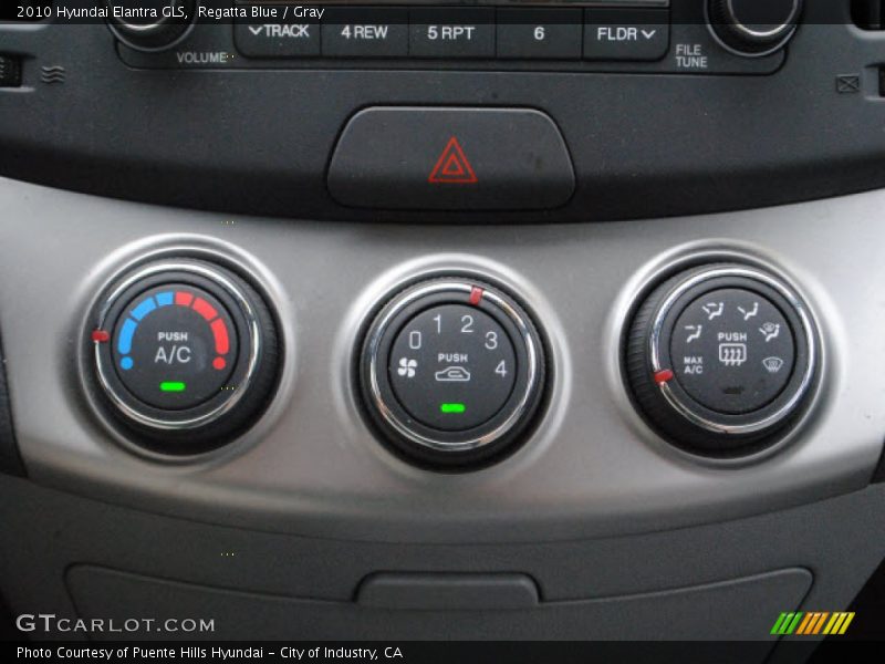 Regatta Blue / Gray 2010 Hyundai Elantra GLS