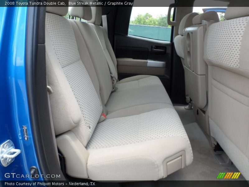 Blue Streak Metallic / Graphite Gray 2008 Toyota Tundra Double Cab