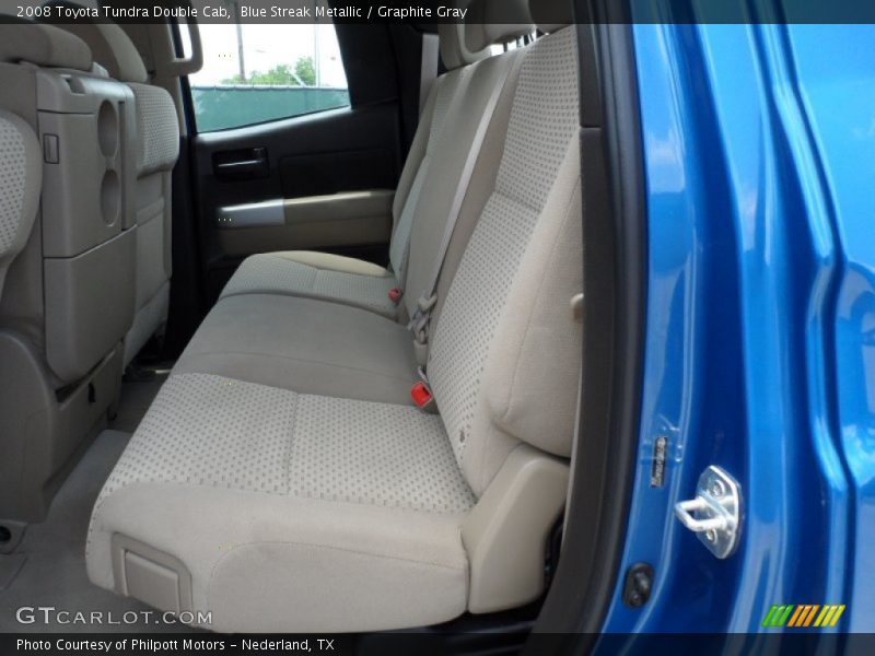 Blue Streak Metallic / Graphite Gray 2008 Toyota Tundra Double Cab