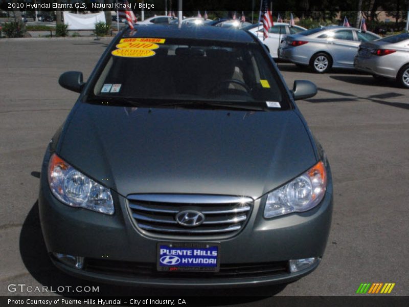 Natural Khaki / Beige 2010 Hyundai Elantra GLS