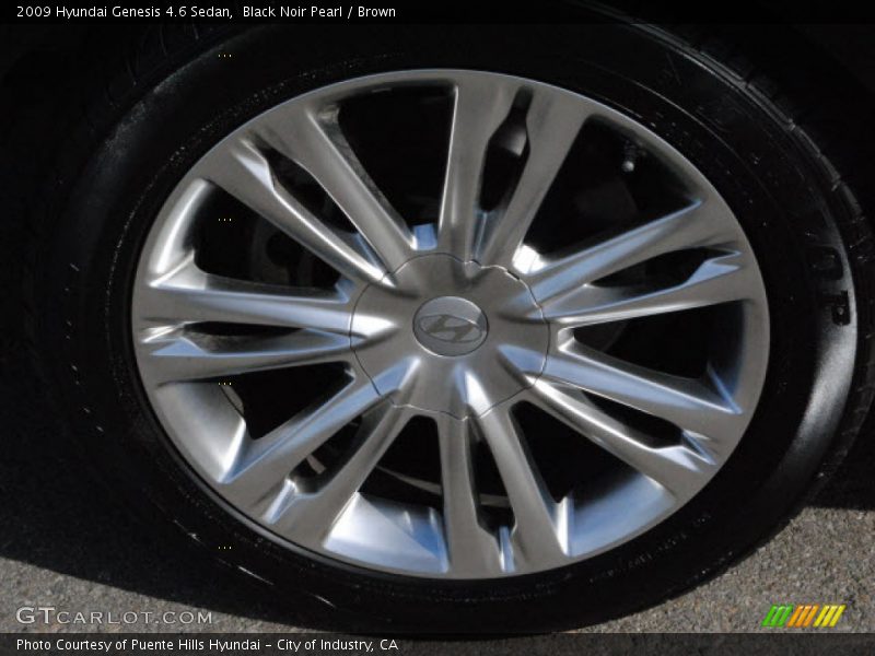 Black Noir Pearl / Brown 2009 Hyundai Genesis 4.6 Sedan