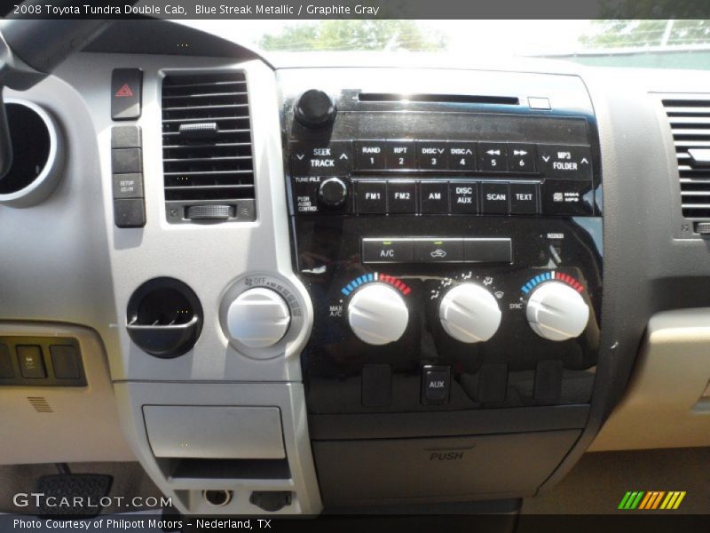 Blue Streak Metallic / Graphite Gray 2008 Toyota Tundra Double Cab