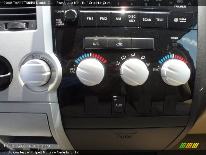 Blue Streak Metallic / Graphite Gray 2008 Toyota Tundra Double Cab