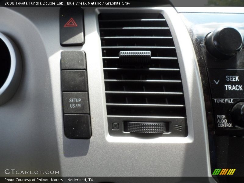 Blue Streak Metallic / Graphite Gray 2008 Toyota Tundra Double Cab
