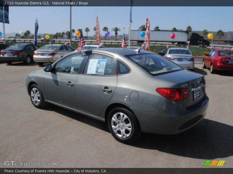 Natural Khaki / Beige 2010 Hyundai Elantra GLS