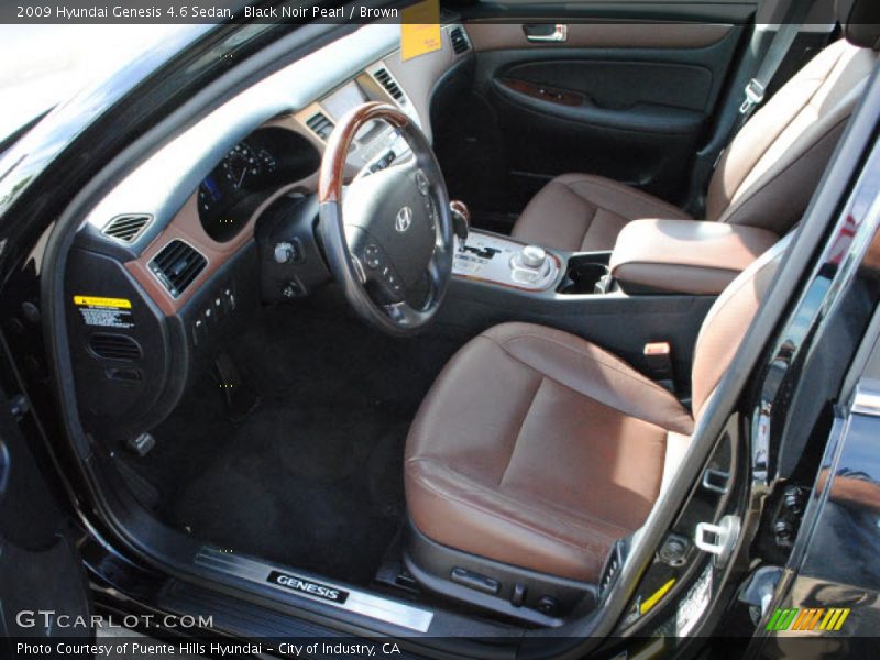  2009 Genesis 4.6 Sedan Brown Interior