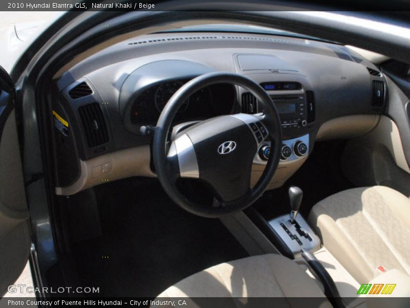 Natural Khaki / Beige 2010 Hyundai Elantra GLS