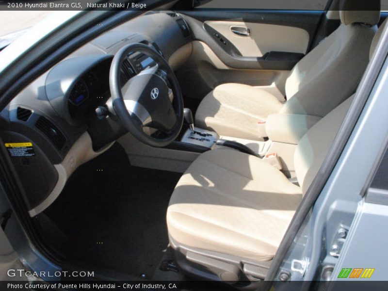Natural Khaki / Beige 2010 Hyundai Elantra GLS