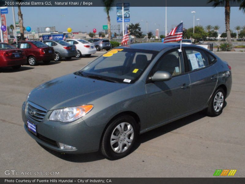 Natural Khaki / Beige 2010 Hyundai Elantra GLS