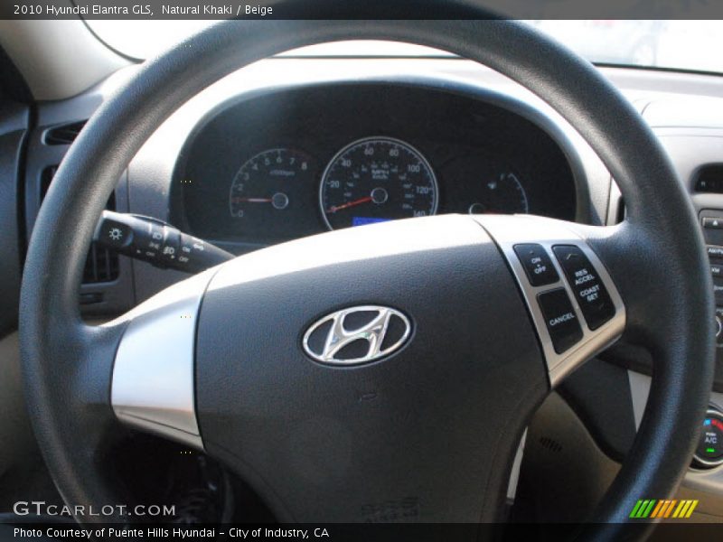 Natural Khaki / Beige 2010 Hyundai Elantra GLS