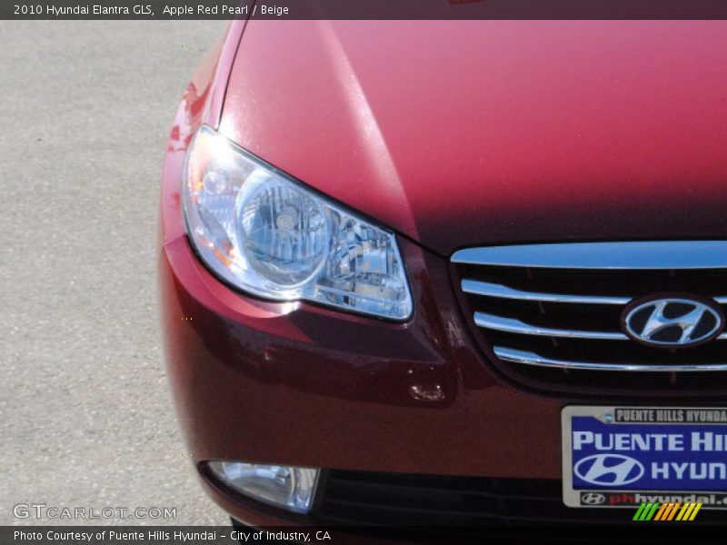 Apple Red Pearl / Beige 2010 Hyundai Elantra GLS