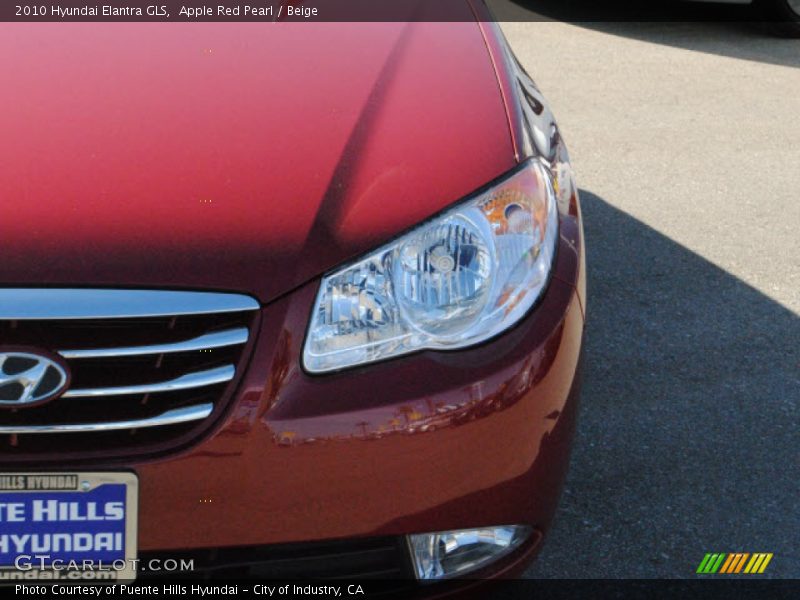 Apple Red Pearl / Beige 2010 Hyundai Elantra GLS