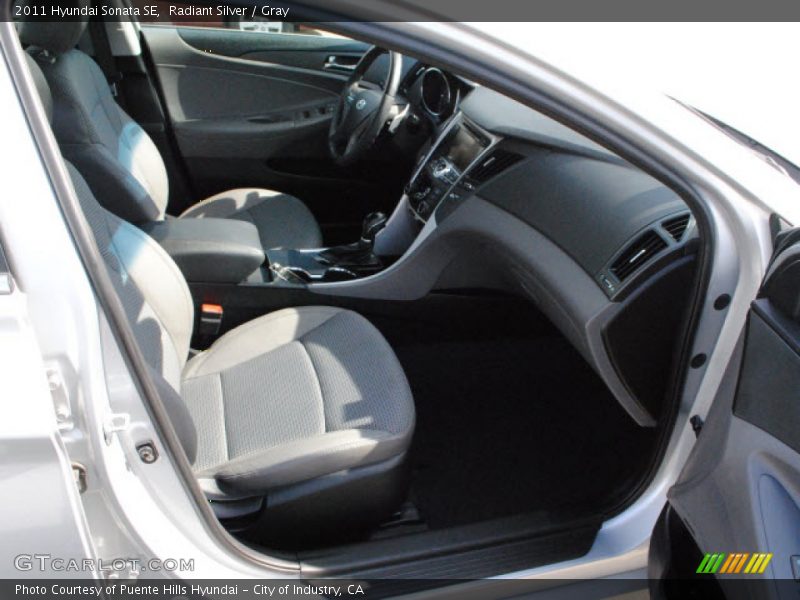 Radiant Silver / Gray 2011 Hyundai Sonata SE