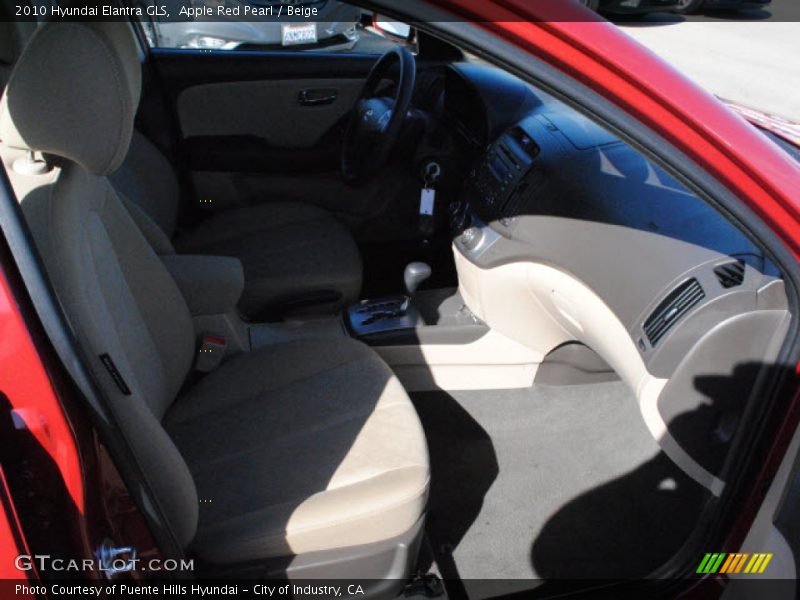 Apple Red Pearl / Beige 2010 Hyundai Elantra GLS