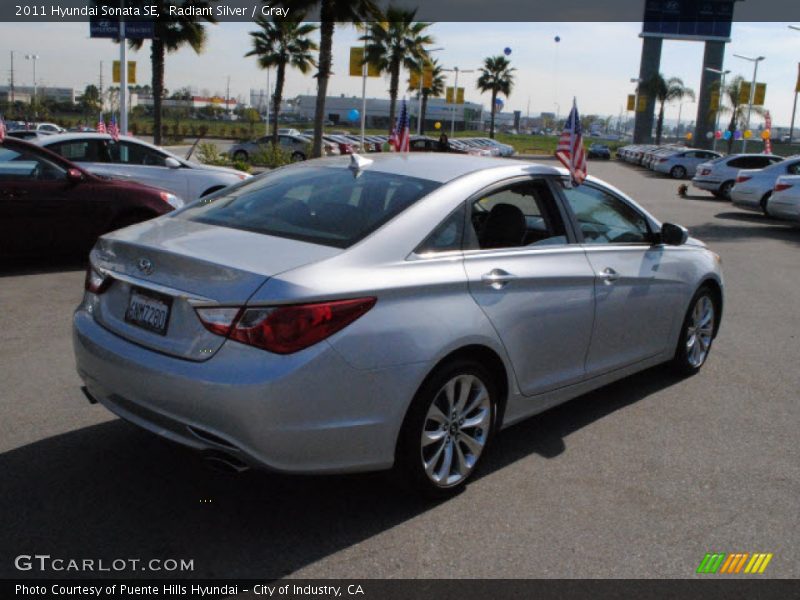 Radiant Silver / Gray 2011 Hyundai Sonata SE