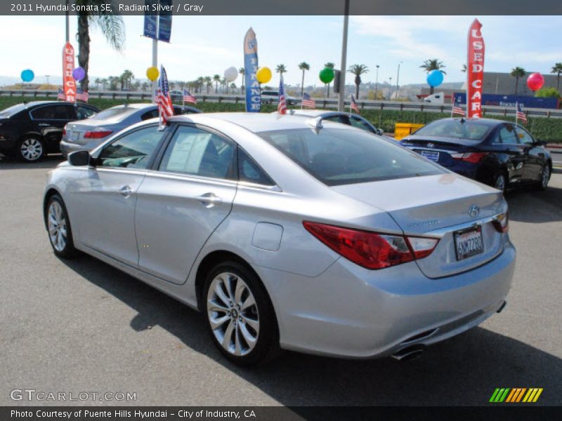 Radiant Silver / Gray 2011 Hyundai Sonata SE