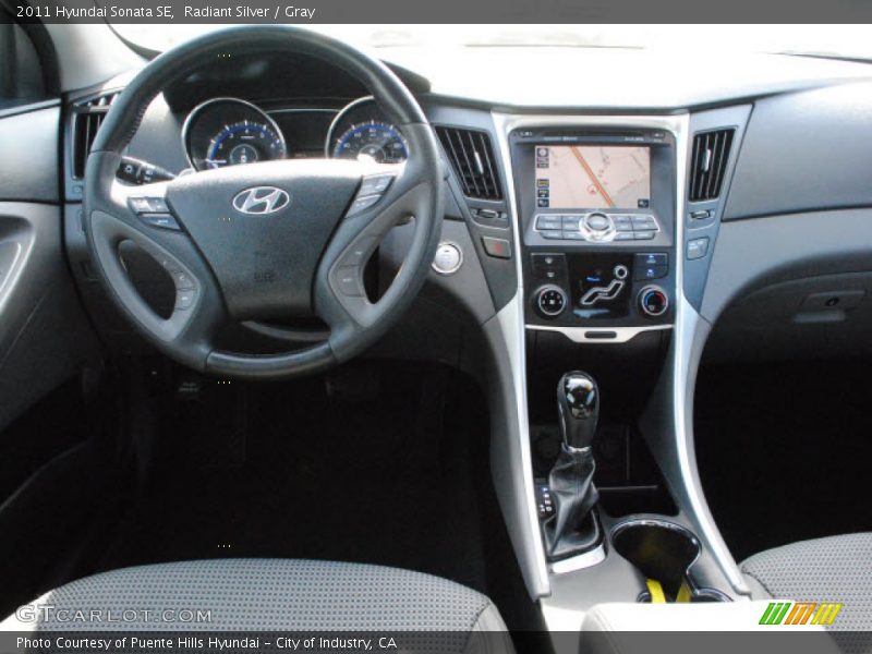 Radiant Silver / Gray 2011 Hyundai Sonata SE