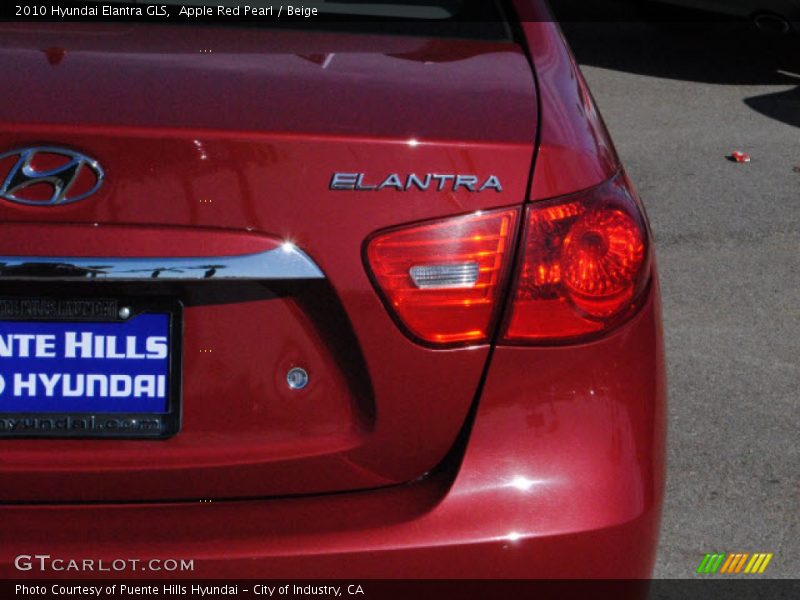 Apple Red Pearl / Beige 2010 Hyundai Elantra GLS