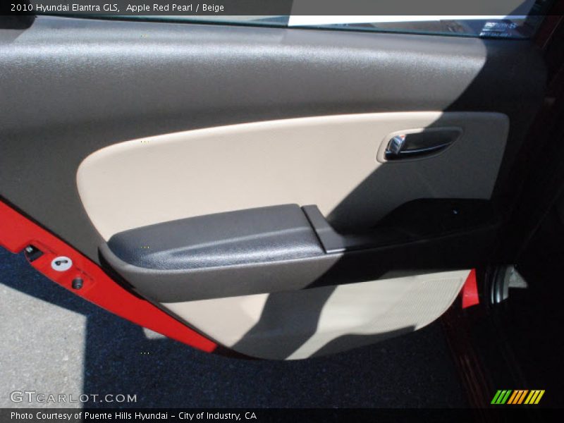 Apple Red Pearl / Beige 2010 Hyundai Elantra GLS