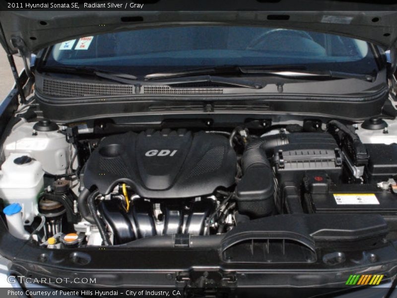 Radiant Silver / Gray 2011 Hyundai Sonata SE