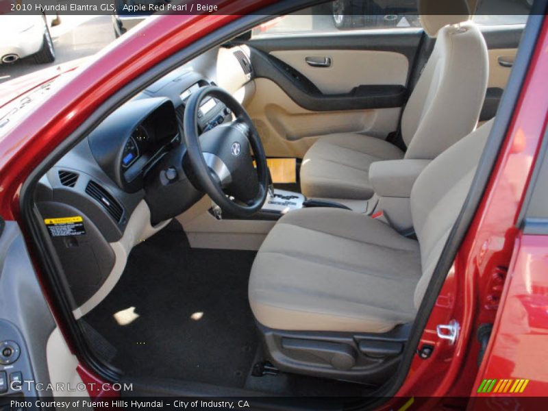 Apple Red Pearl / Beige 2010 Hyundai Elantra GLS