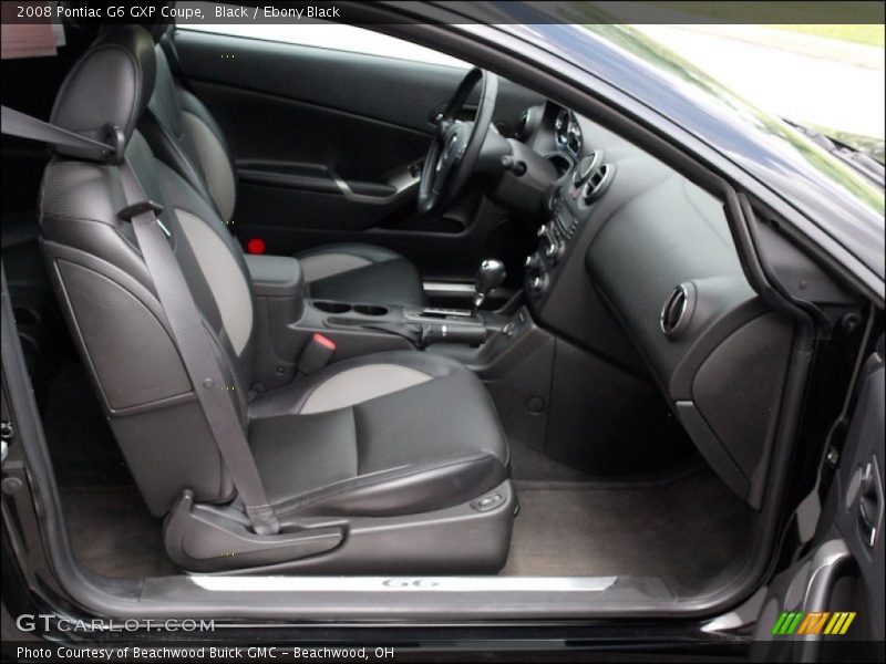  2008 G6 GXP Coupe Ebony Black Interior