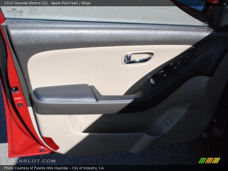 Apple Red Pearl / Beige 2010 Hyundai Elantra GLS