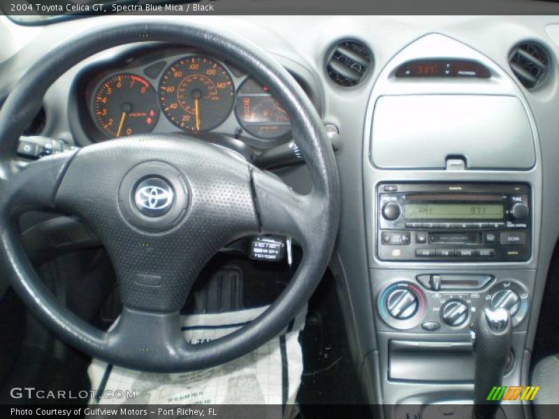 Spectra Blue Mica / Black 2004 Toyota Celica GT