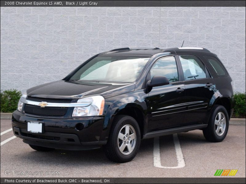 Black / Light Gray 2008 Chevrolet Equinox LS AWD