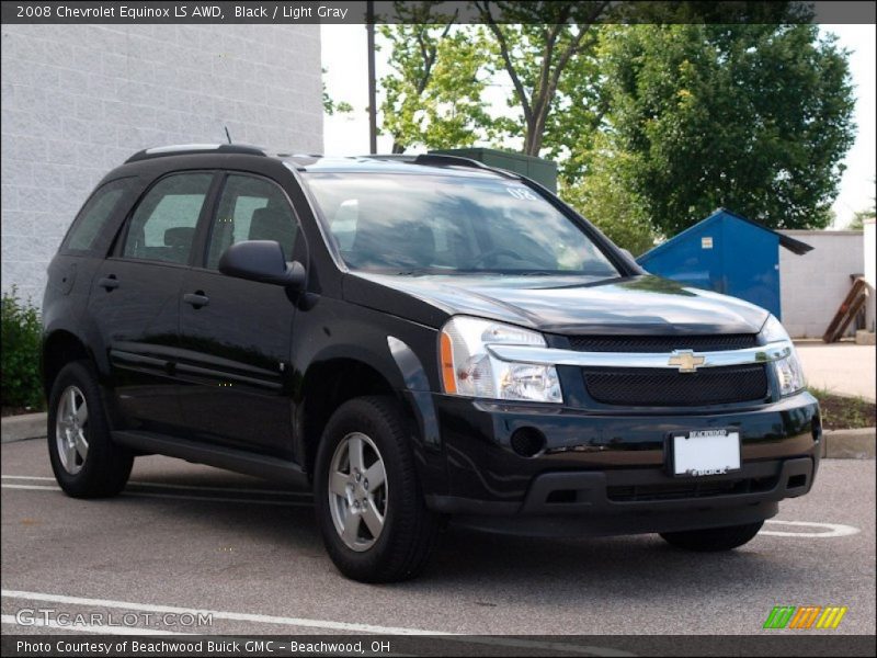 Black / Light Gray 2008 Chevrolet Equinox LS AWD