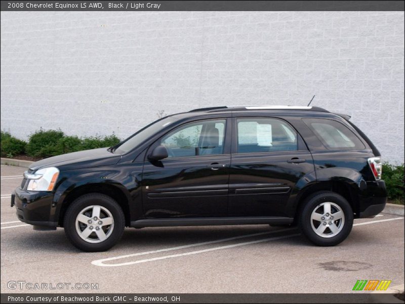 Black / Light Gray 2008 Chevrolet Equinox LS AWD