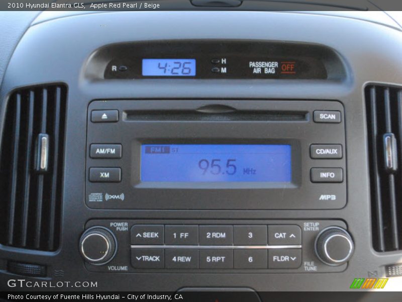 Apple Red Pearl / Beige 2010 Hyundai Elantra GLS