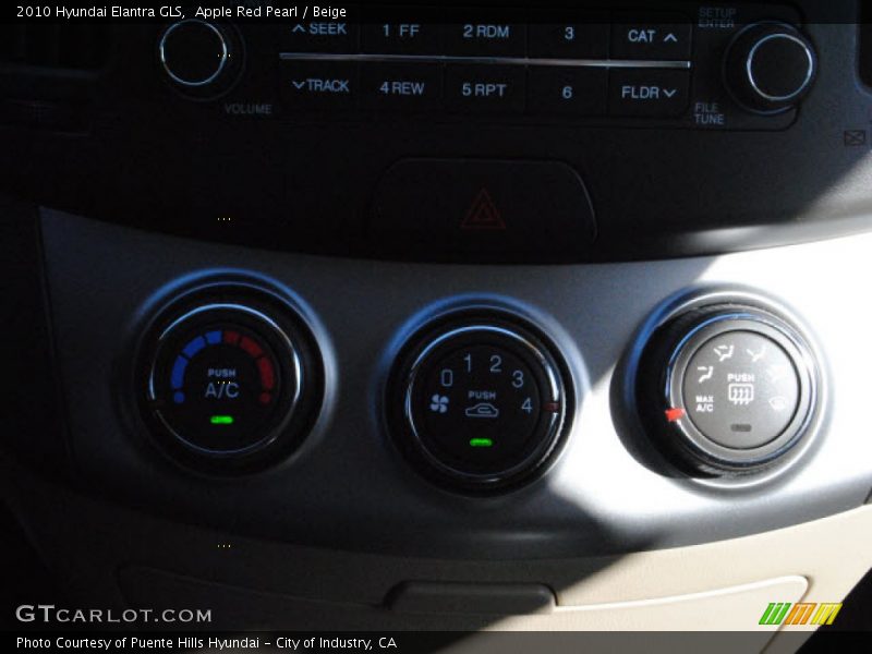 Apple Red Pearl / Beige 2010 Hyundai Elantra GLS