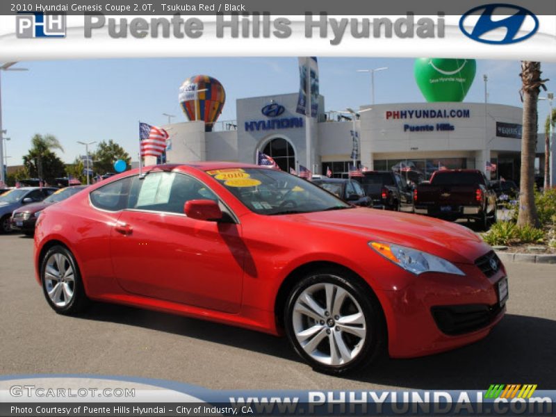 Tsukuba Red / Black 2010 Hyundai Genesis Coupe 2.0T