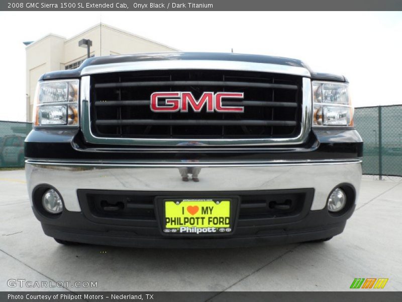 Onyx Black / Dark Titanium 2008 GMC Sierra 1500 SL Extended Cab