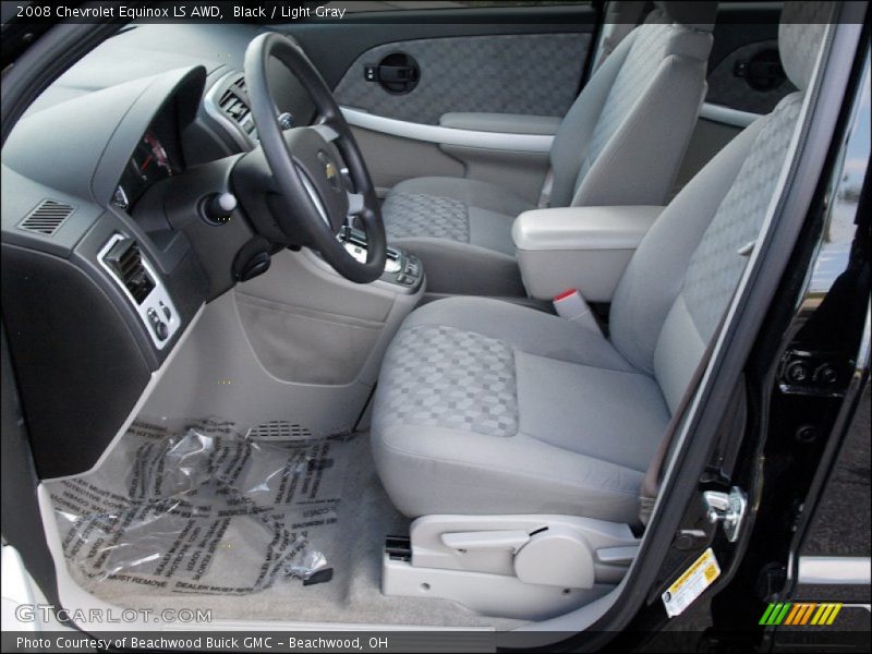 Black / Light Gray 2008 Chevrolet Equinox LS AWD