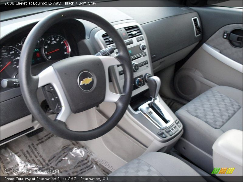 Black / Light Gray 2008 Chevrolet Equinox LS AWD