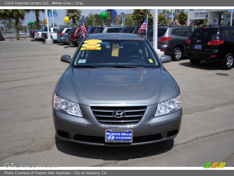 Willow Gray / Gray 2009 Hyundai Sonata GLS
