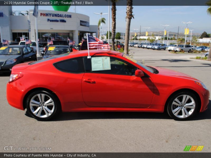 Tsukuba Red / Black 2010 Hyundai Genesis Coupe 2.0T