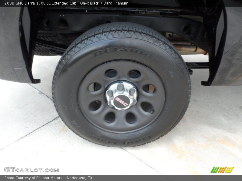 Onyx Black / Dark Titanium 2008 GMC Sierra 1500 SL Extended Cab