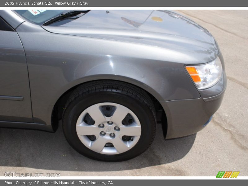 Willow Gray / Gray 2009 Hyundai Sonata GLS