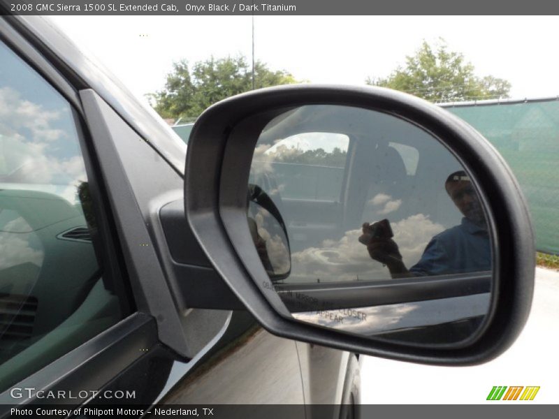 Onyx Black / Dark Titanium 2008 GMC Sierra 1500 SL Extended Cab