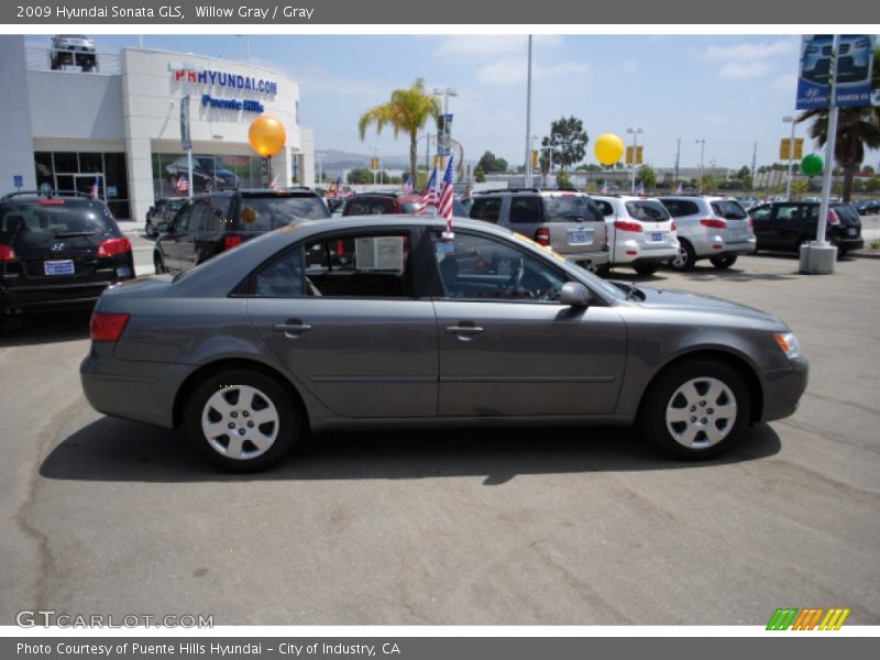 Willow Gray / Gray 2009 Hyundai Sonata GLS