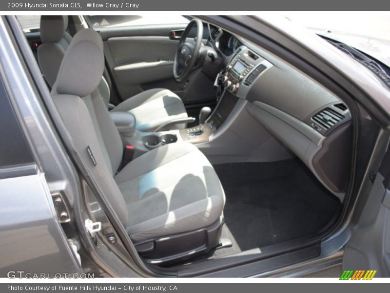Willow Gray / Gray 2009 Hyundai Sonata GLS
